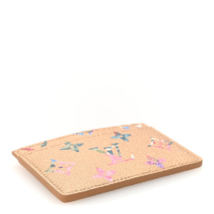 Louis Vuitton Metallic Monogram LV Garden Card Holder Gold 4 of 7