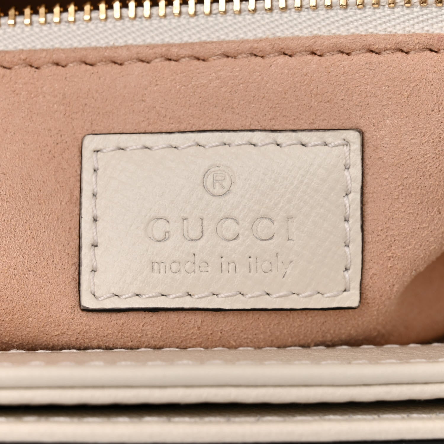 Gucci GG Supreme Monogram Horsebit 1955 Shoulder Bag Beige Mystic White 6 of 10