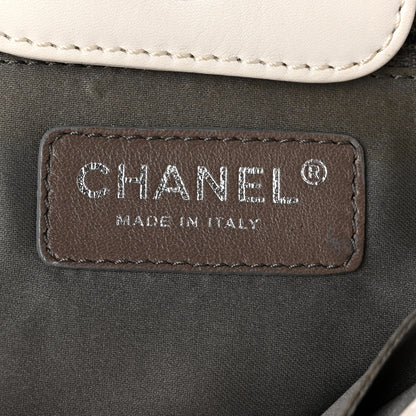 Chanel Calfskin Modern Chain Rhodoid Flap White 6 of 11