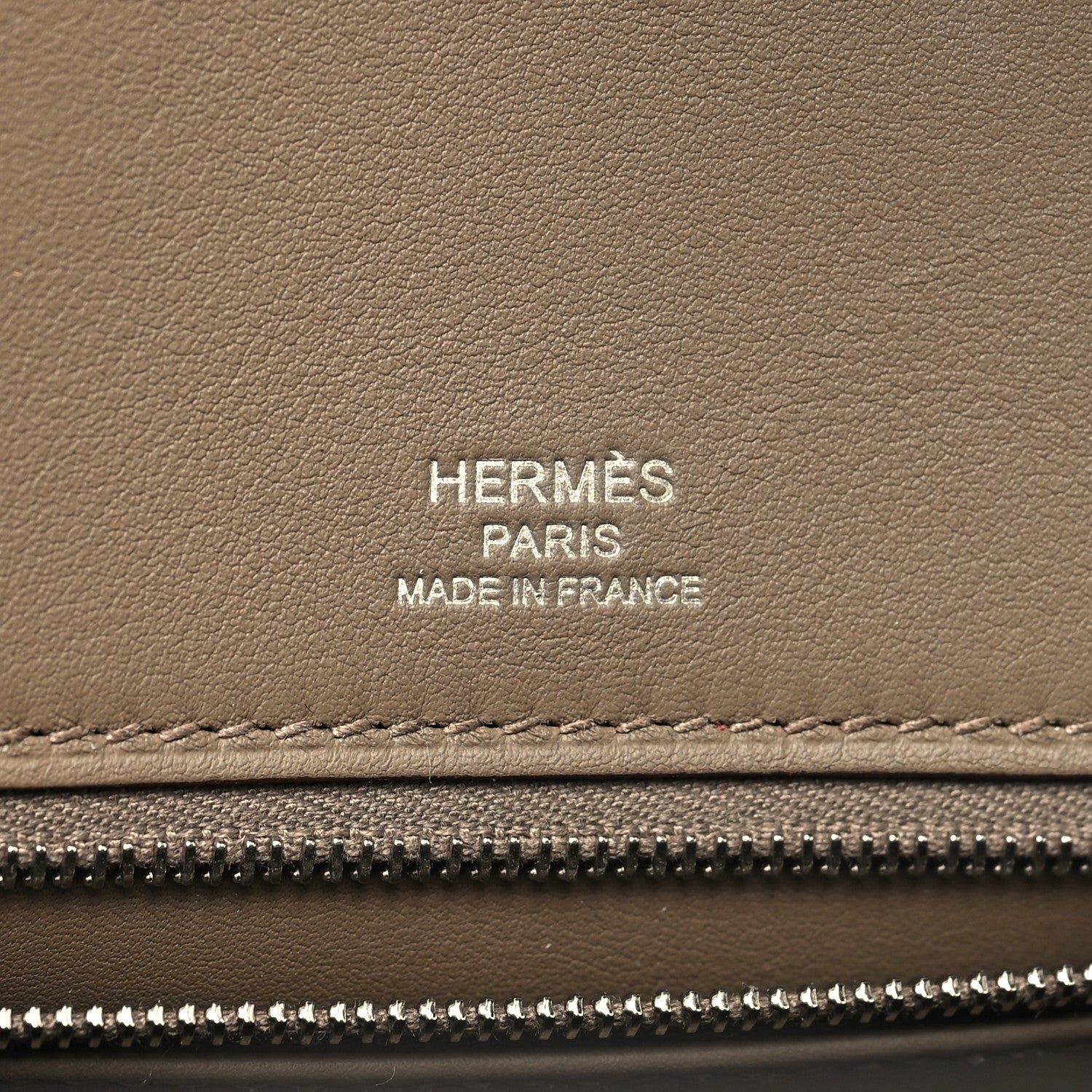 Hermes Veau Doblis Swift Grizzly Birkin 25 Etoupe 6 of 12