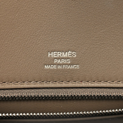 Hermes Veau Doblis Swift Grizzly Birkin 25 Etoupe 6 of 12