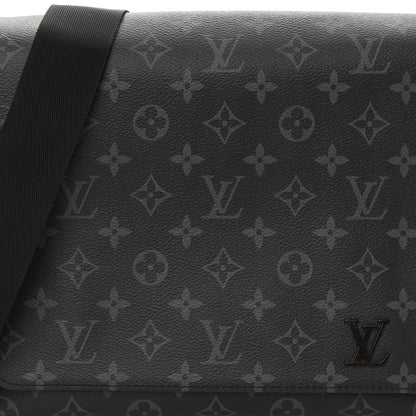Louis Vuitton Monogram Eclipse District PM Black 7 of 10
