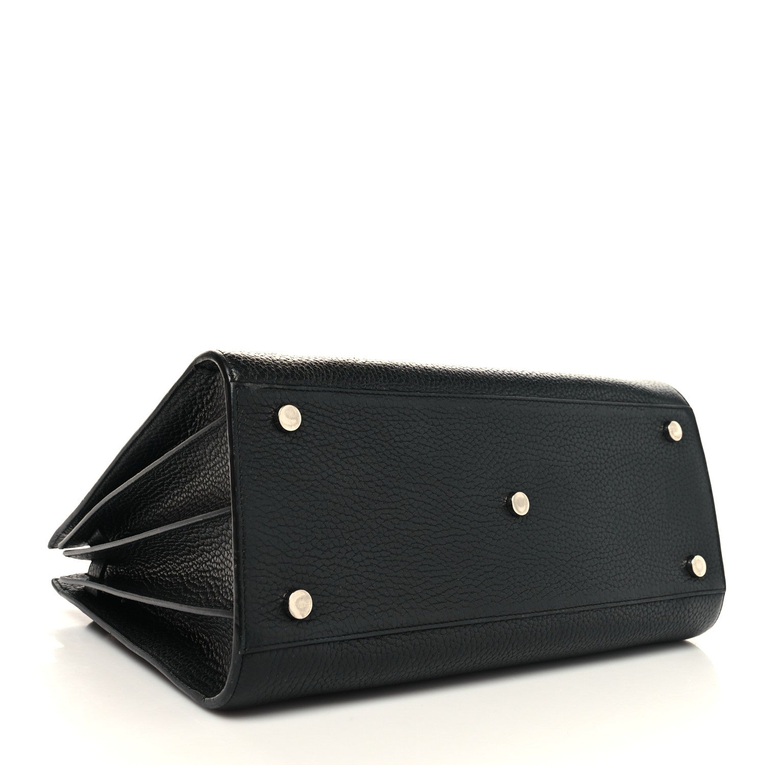 Saint Laurent Grained Calfskin Small Sac De Jour Black 4 of 15