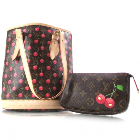 Louis Vuitton Monogram Cerises Bucket Bag 1 of 11