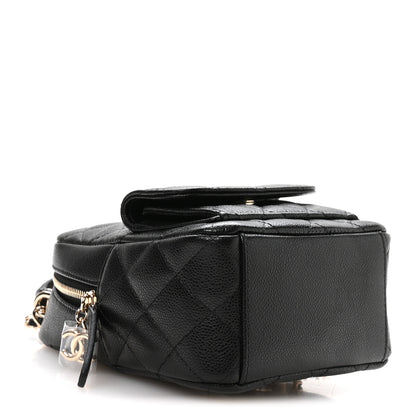 Chanel Caviar Quilted CC Mini Classic Backpack Black 3 of 10