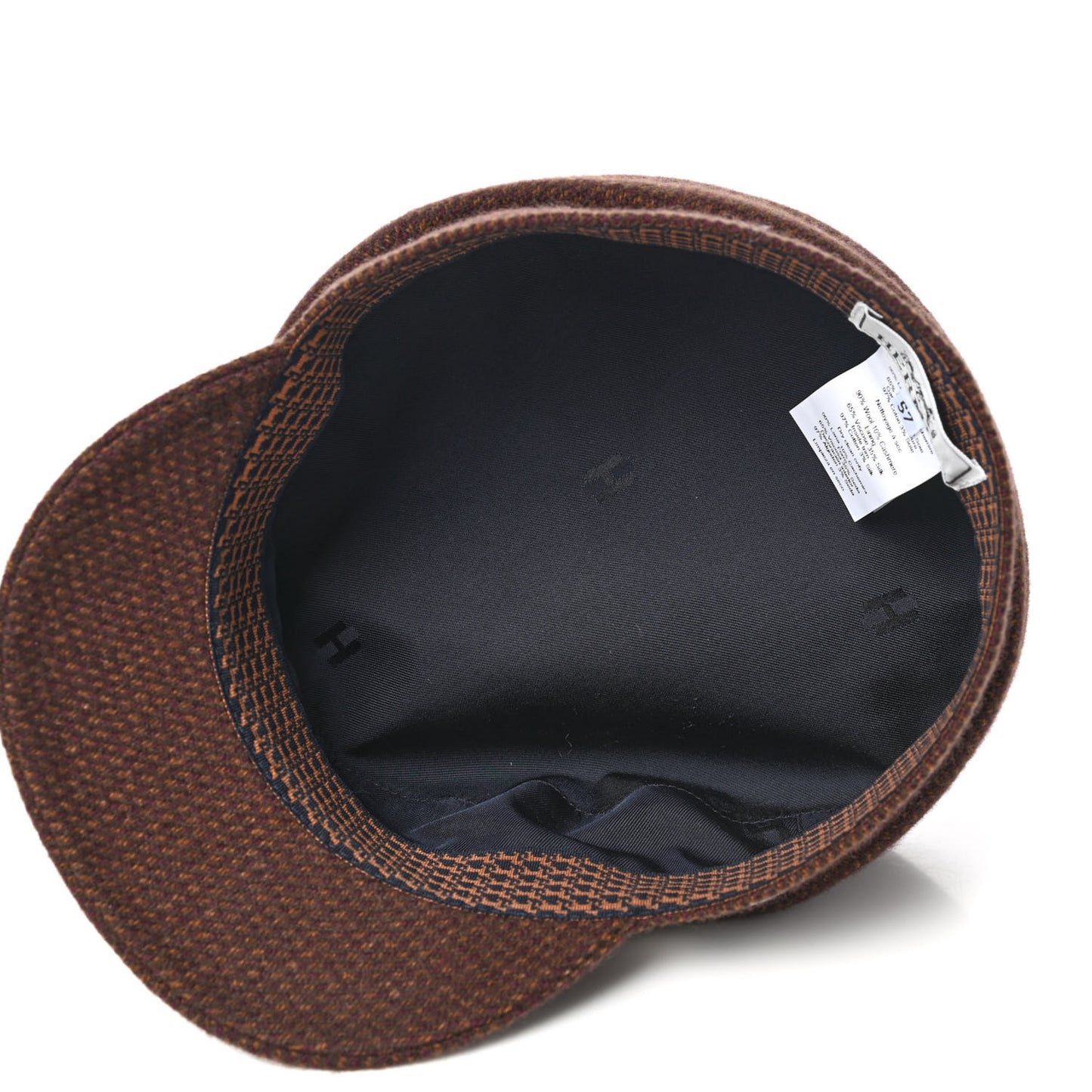 Wool Cashmere Dinard Cap 57 Brun Terre