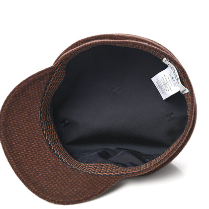 Hermes Wool Cashmere Dinard Cap 57 Brun Terre 7 of 8