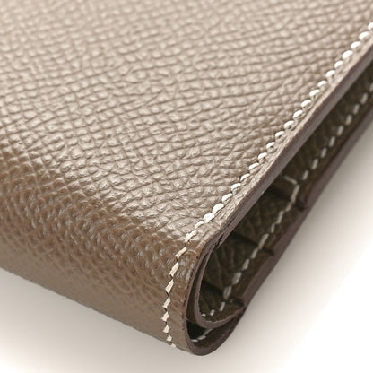 Hermes Epsom Bearn Compact Wallet Etoupe 8 of 9