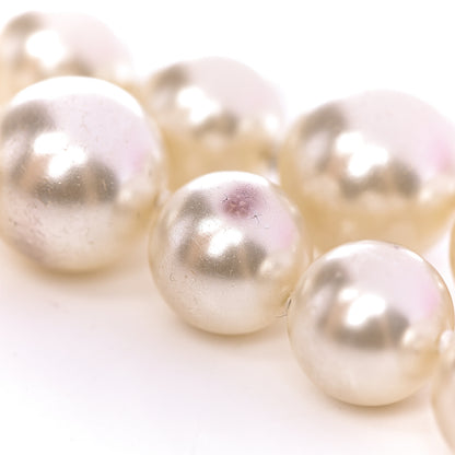 Chanel Graduated Pearl CC Long Necklace Gold 5 of 6