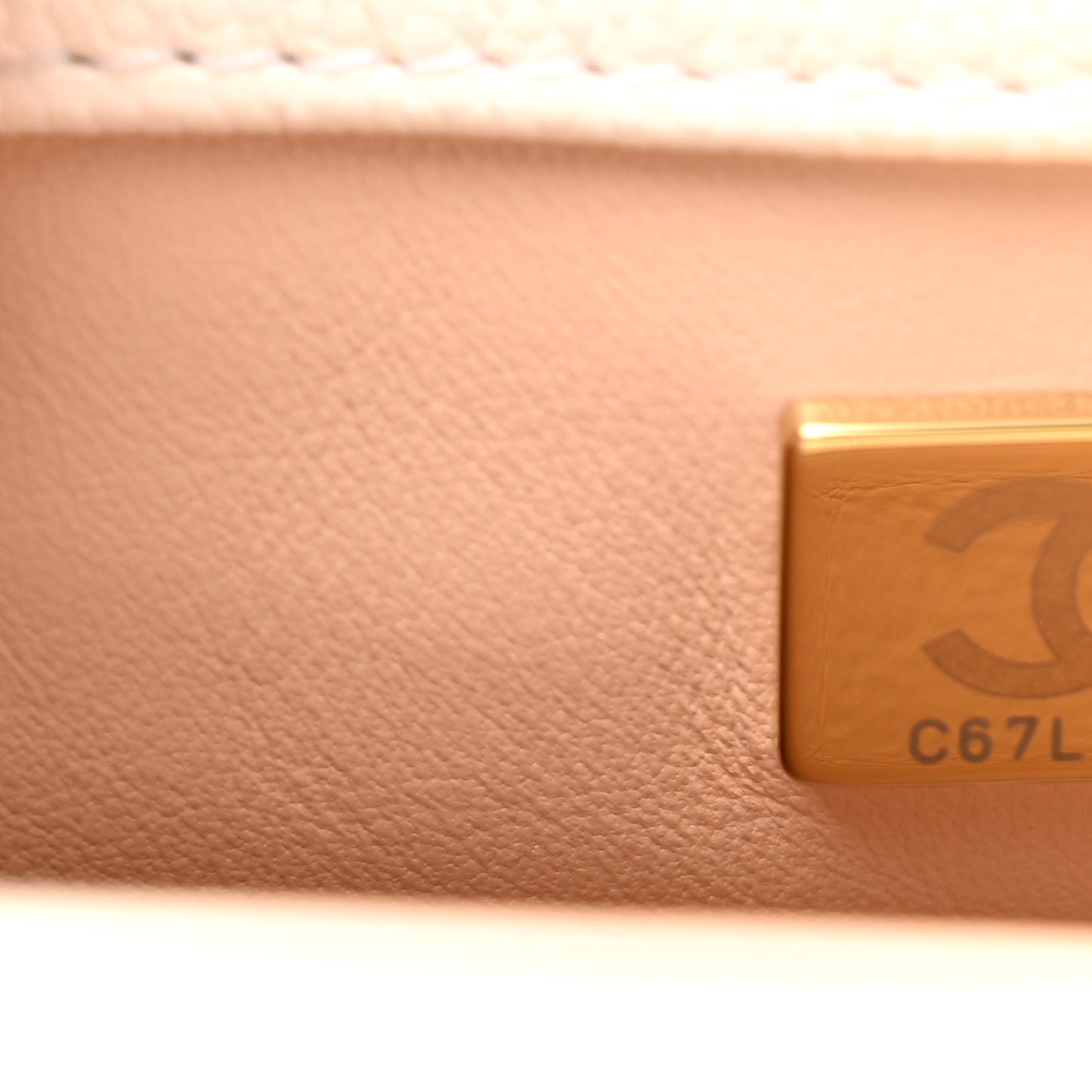 Caviar Quilted Extra Mini Coco Handle Flap White