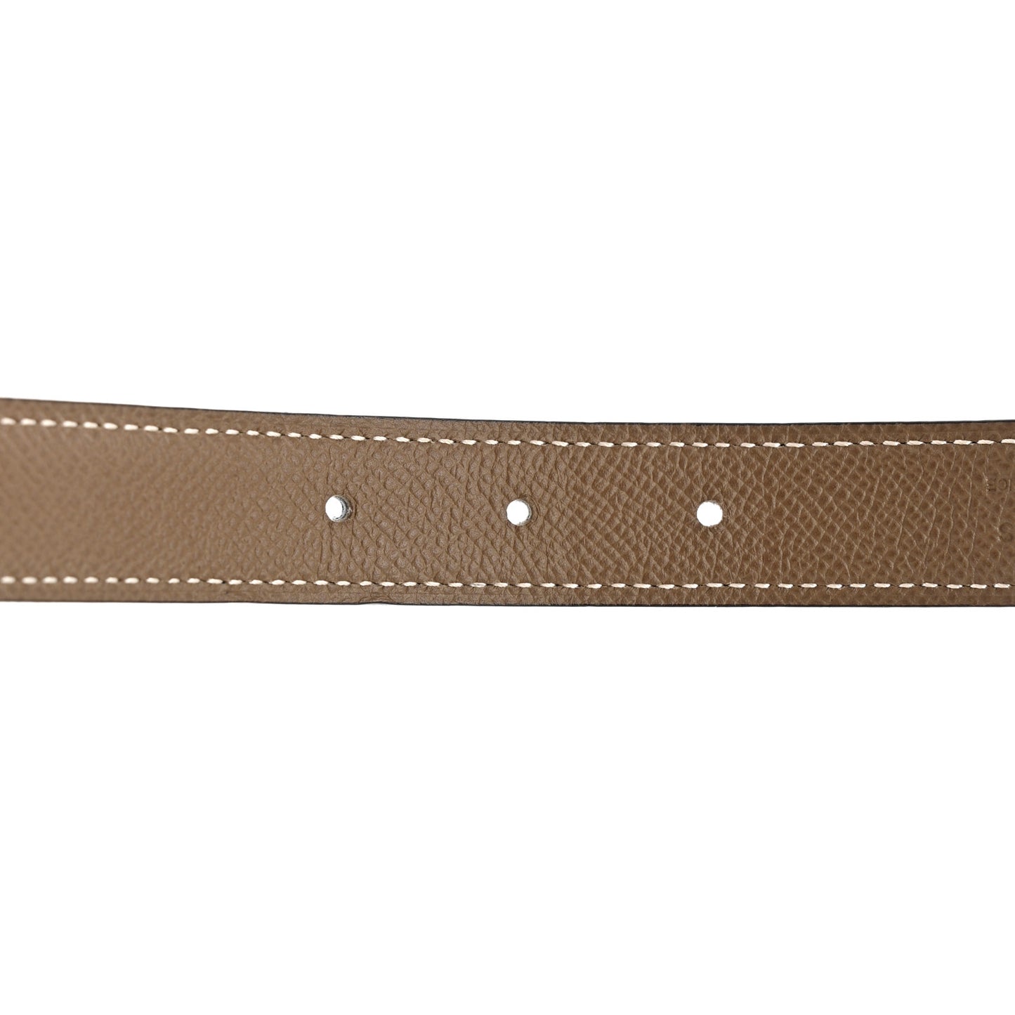 Swift Epsom 24mm Mini Constance H Belt 85/34 Black Etoupe