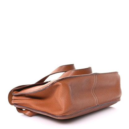 Hermes Taurillon Clemence Halzan 31 Gold 4 of 14
