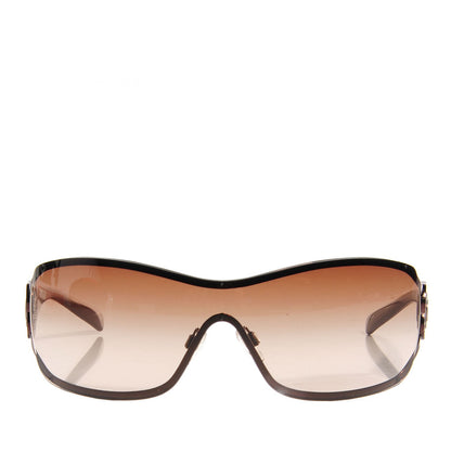 Chanel Swarovski Crystal Camellia CC Sunglasses 4164-B Bronze 2 of 7