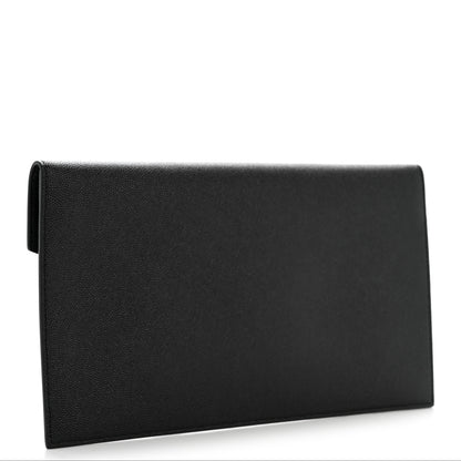 Saint Laurent Grain De Poudre Uptown Pouch Black 3 of 9