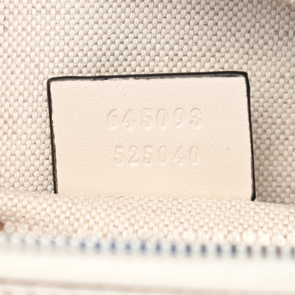 Gucci Calfskin GG Tennis Embossed Pocket Belt Bag Mystic White 7 of 9