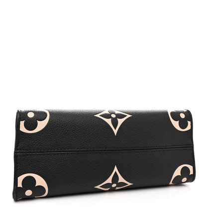 Louis Vuitton Empreinte Monogram Giant Onthego PM Black Beige 4 of 9