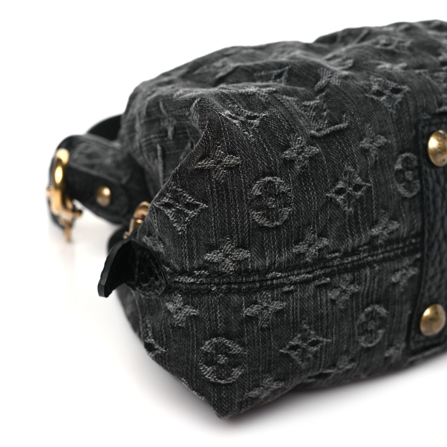 Louis Vuitton Denim Neo Cabby MM Black 8 of 9