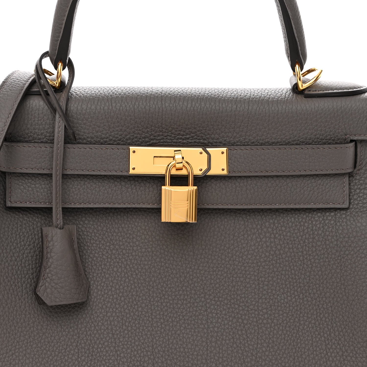 Hermes Togo Kelly Retourne 28 Etain 8 of 11