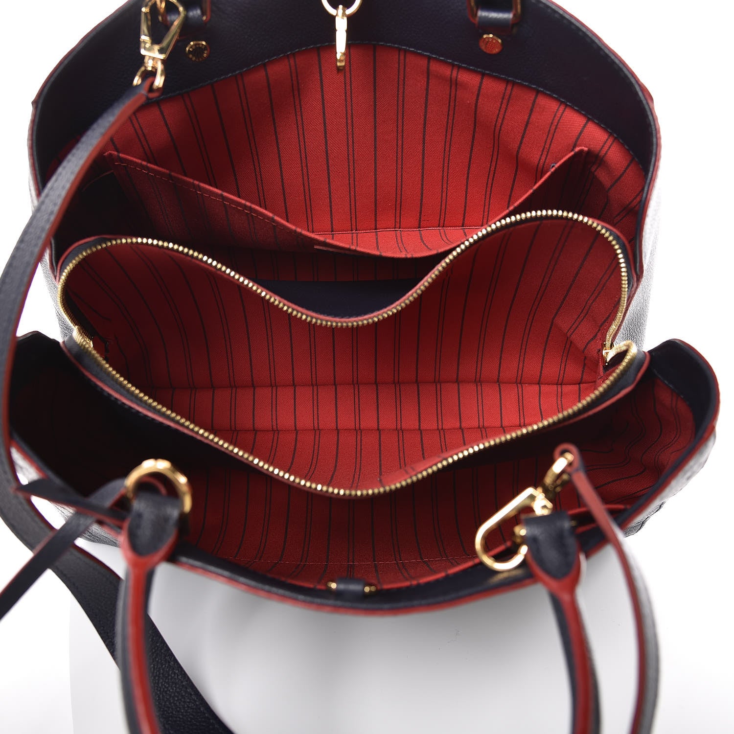 Louis Vuitton Empreinte Montaigne GM Marine Rouge 6 of 14