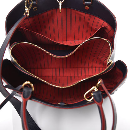 Louis Vuitton Empreinte Montaigne GM Marine Rouge 6 of 14