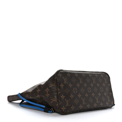 Louis Vuitton Monogram Totem Neverfull MM Magenta 5 of 10