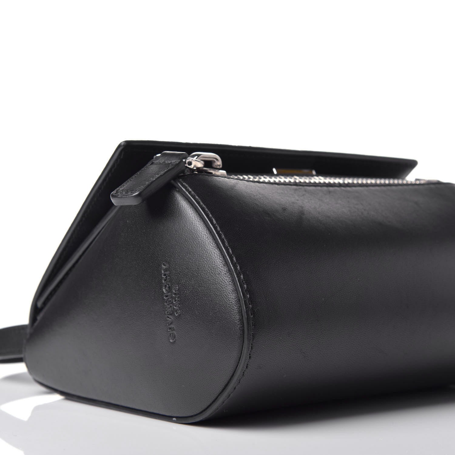 Givenchy Stingray Calfskin Mini Pandora Box Crossbody Black 7 of 8
