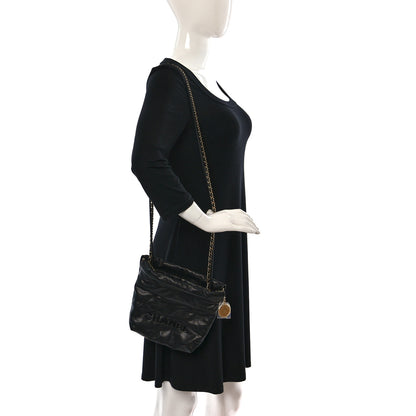 Chanel Shiny Caviar Quilted Monochrome Mini Chanel 22 Black 2 of 10