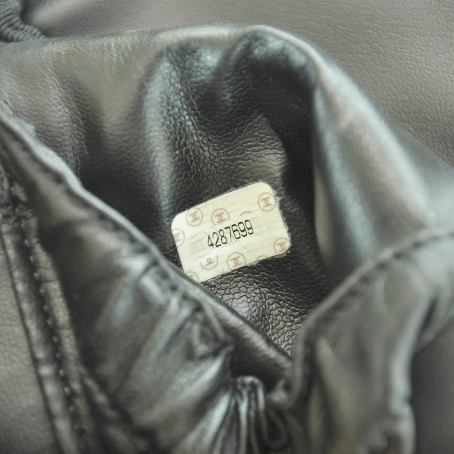 Chanel Lambskin Vanity Cosmetic Bag Black 10 of 10