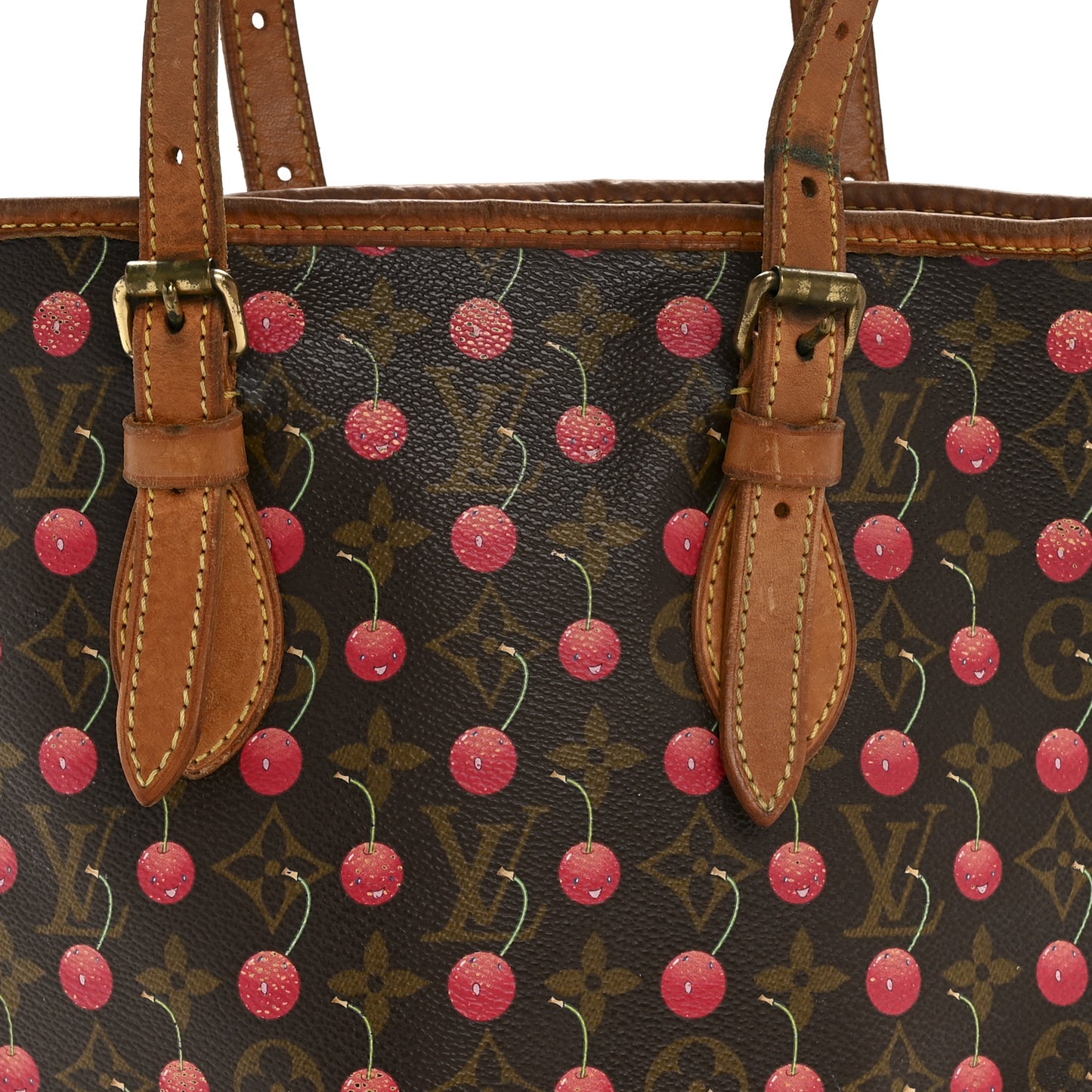 Monogram Cerises Bucket Bag