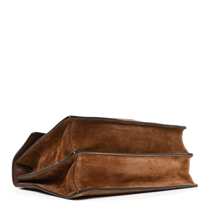 Prada Camoscio Medium Soft Sound Shoulder Bag Cacao 4 of 9