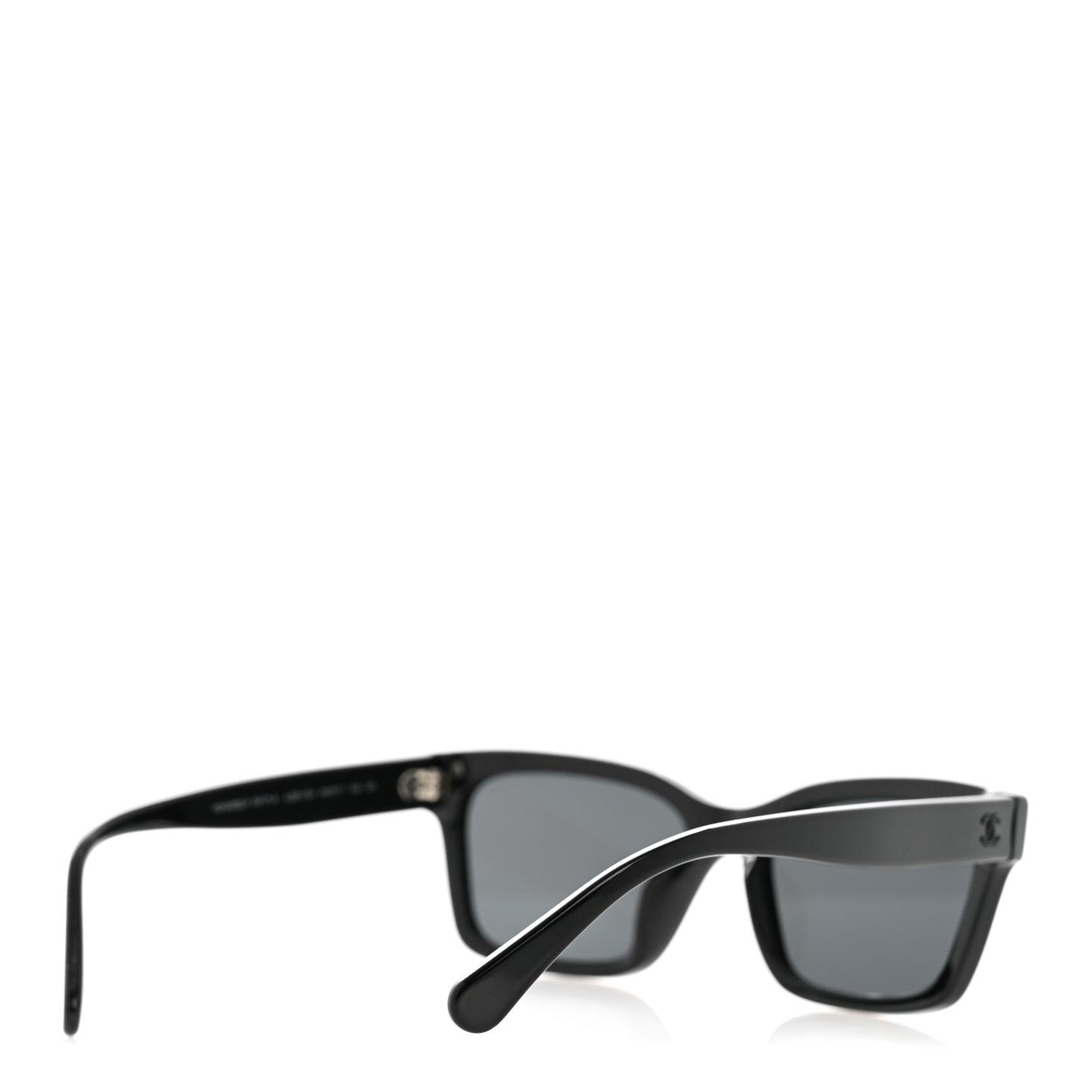 Acetate Polarized Square Sunglasses 5417-A Black
