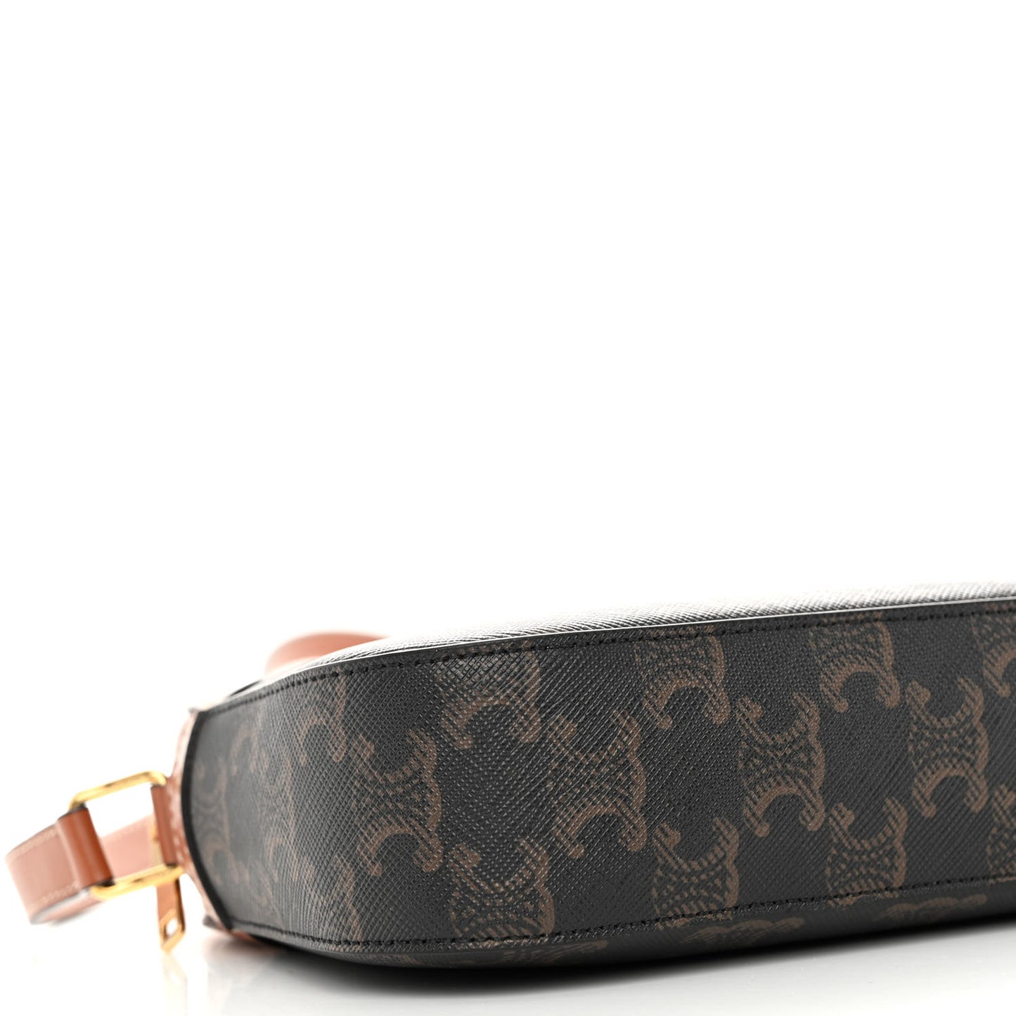 Triomphe Canvas Small Camera Bag Tan