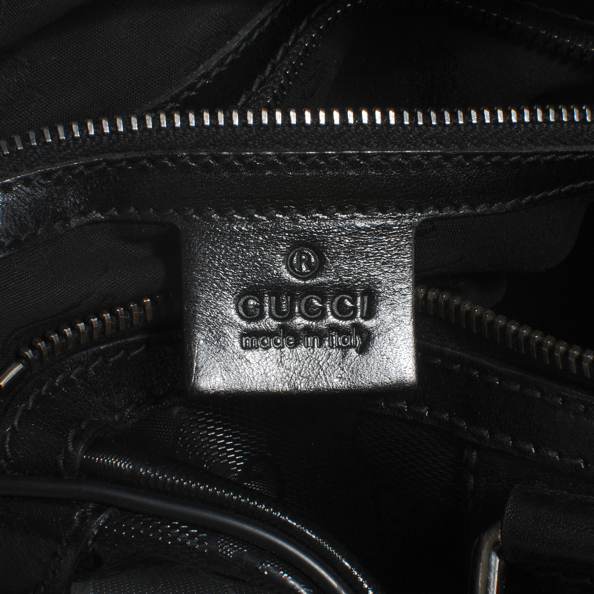Gucci Imprime Monogram Medium Joy Stud Boston Black 7 of 9