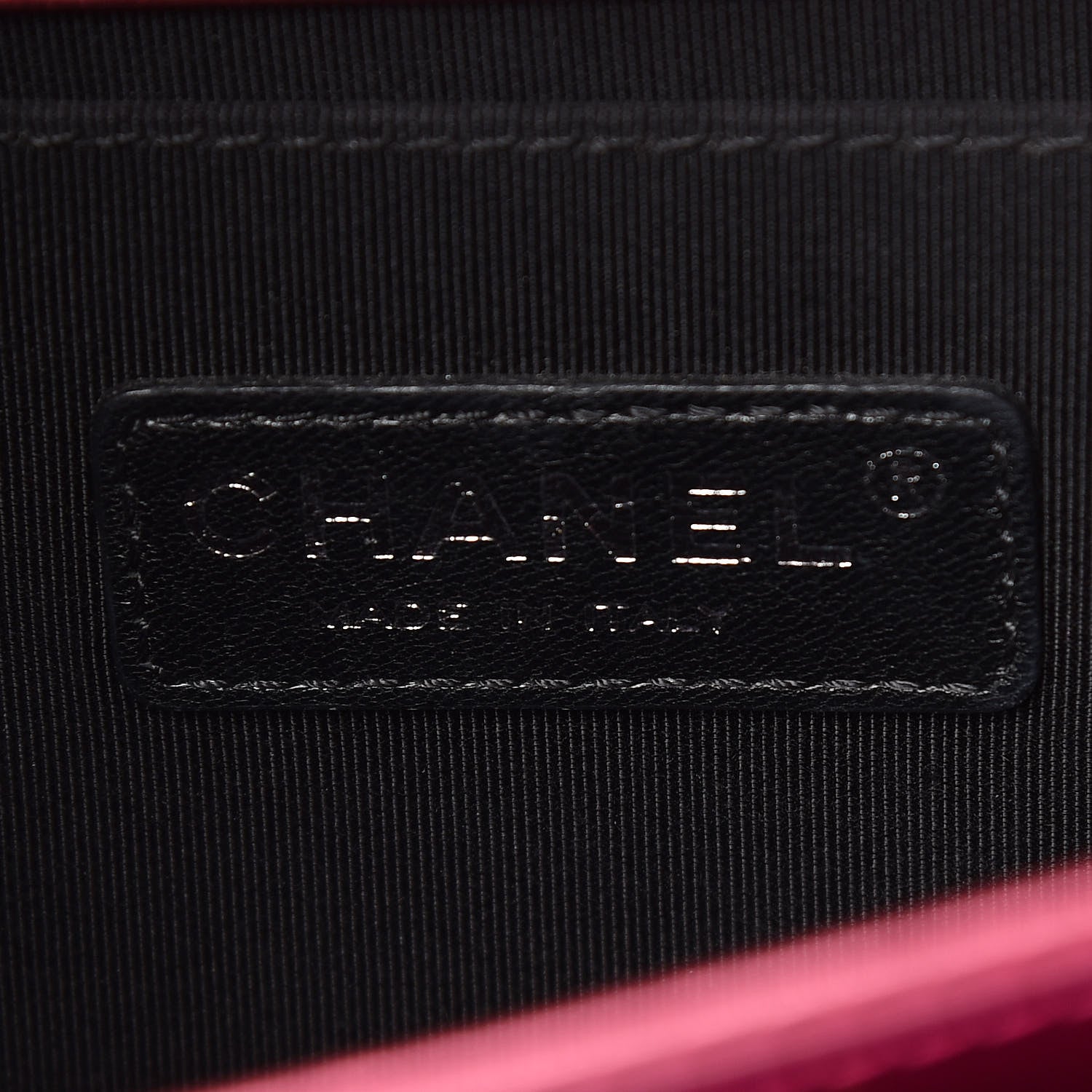 Chanel Metallic Patent Calfskin Quilted Medium Boy Flap Pink 6 of 11