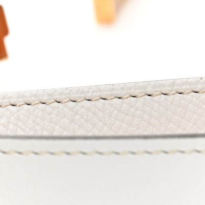 Hermes Epsom Rivale 18 Belt White 4 of 5