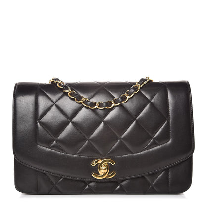 Chanel Lambskin Quilted Small Single Flap Black 1 of 11