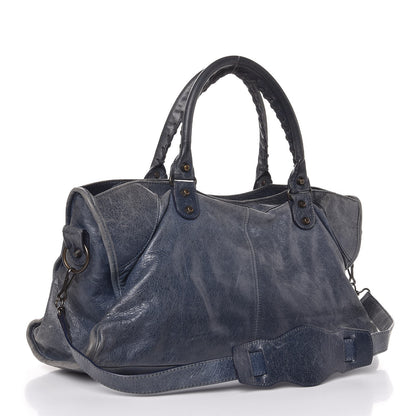 Balenciaga Agneau Classic Hardware Part Time Bleu Roi 4 of 16