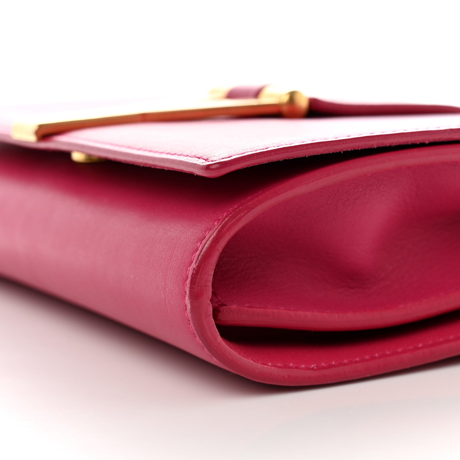 Saint Laurent Calfskin Small Classic Y Satchel Fuchsia 10 of 15