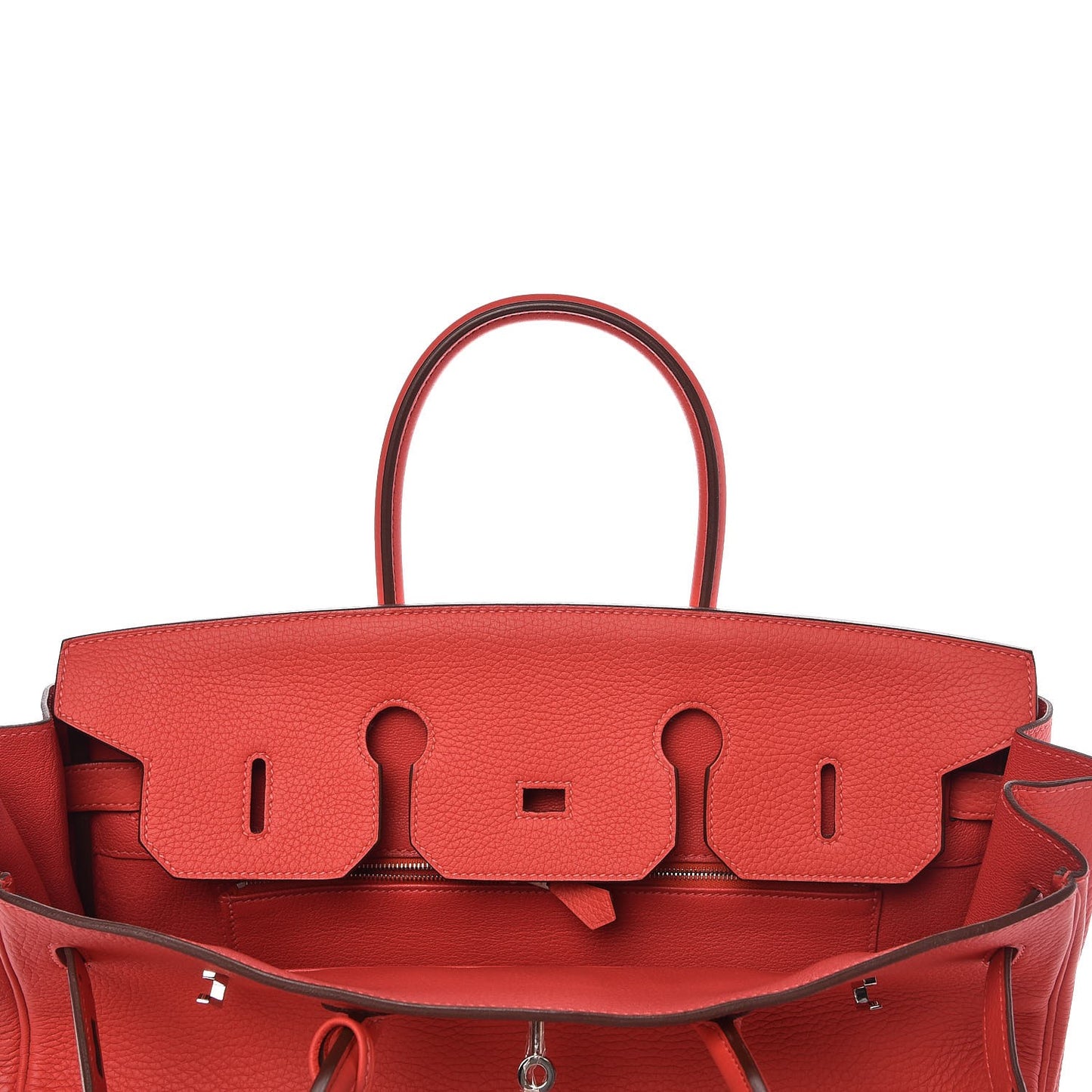 Togo Birkin 35 Rouge Pivoine
