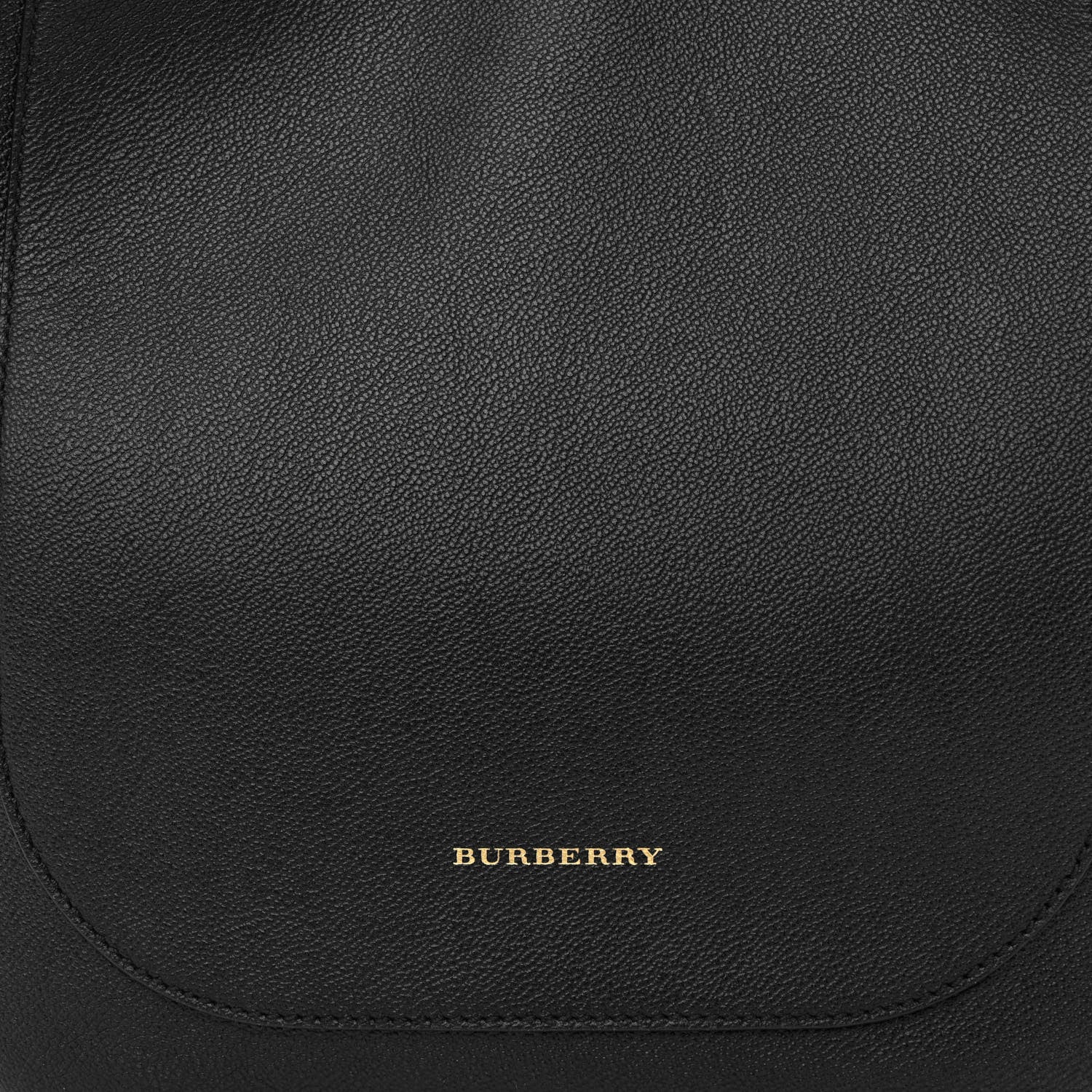 Burberry Soft Grainy Calfskin Small Elmstone Hobo Black 8 of 10