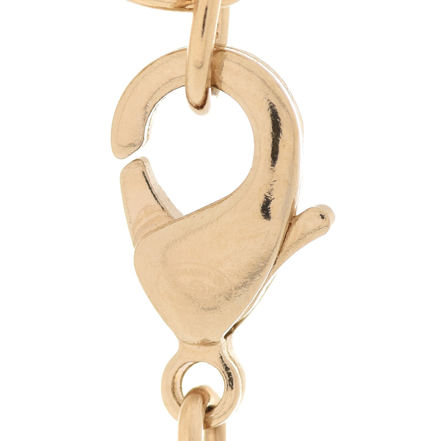 Chanel Metal Logo CC Chain Bracelet Gold 4 of 5
