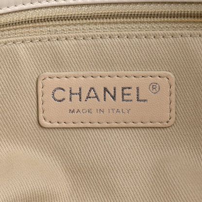 Chanel Glazed Goatskin Double Stitch Flap Ivory 6 of 12