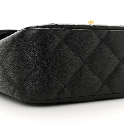 Chanel Caviar Quilted Sweetheart Flap Black 9 of 10