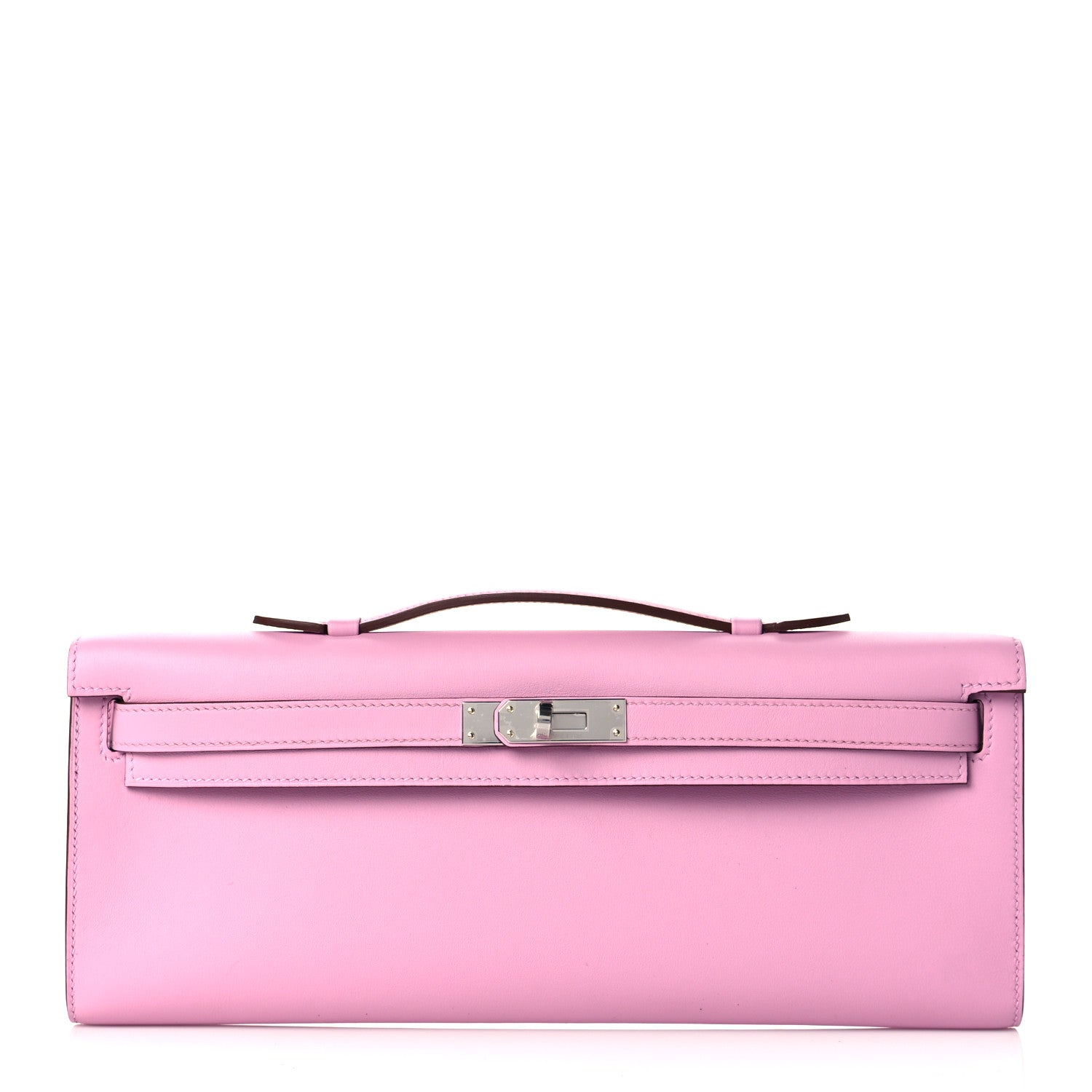 Hermes Swift Kelly Cut Clutch Pochette Mauve Sylvestre 1 of 11