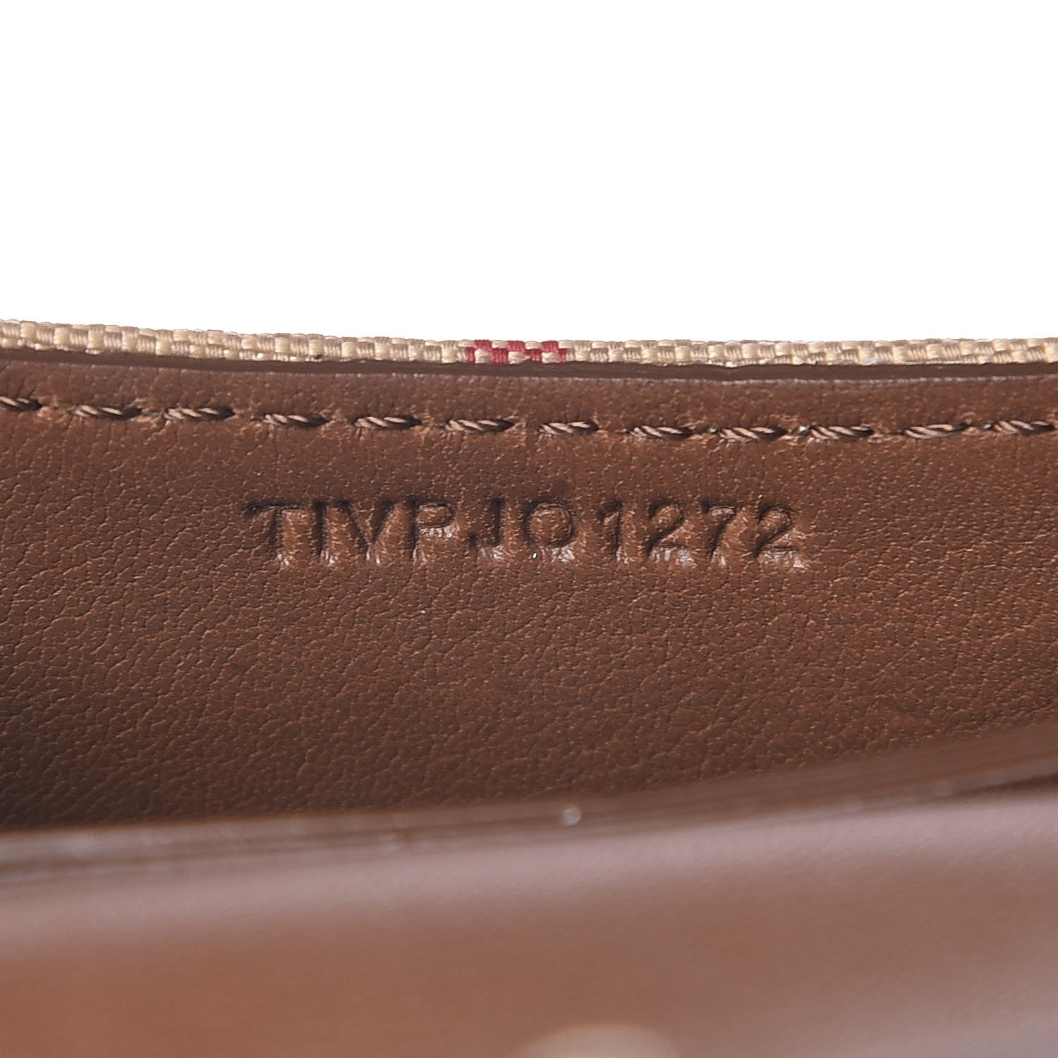 Burberry Calfskin Horseferry Check Chesam Card Case Tan 7 of 9