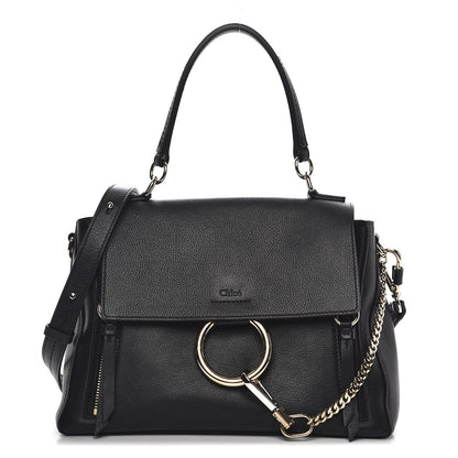 Chloe Calfskin Small Faye Day Shoulder Bag Black 1 of 9