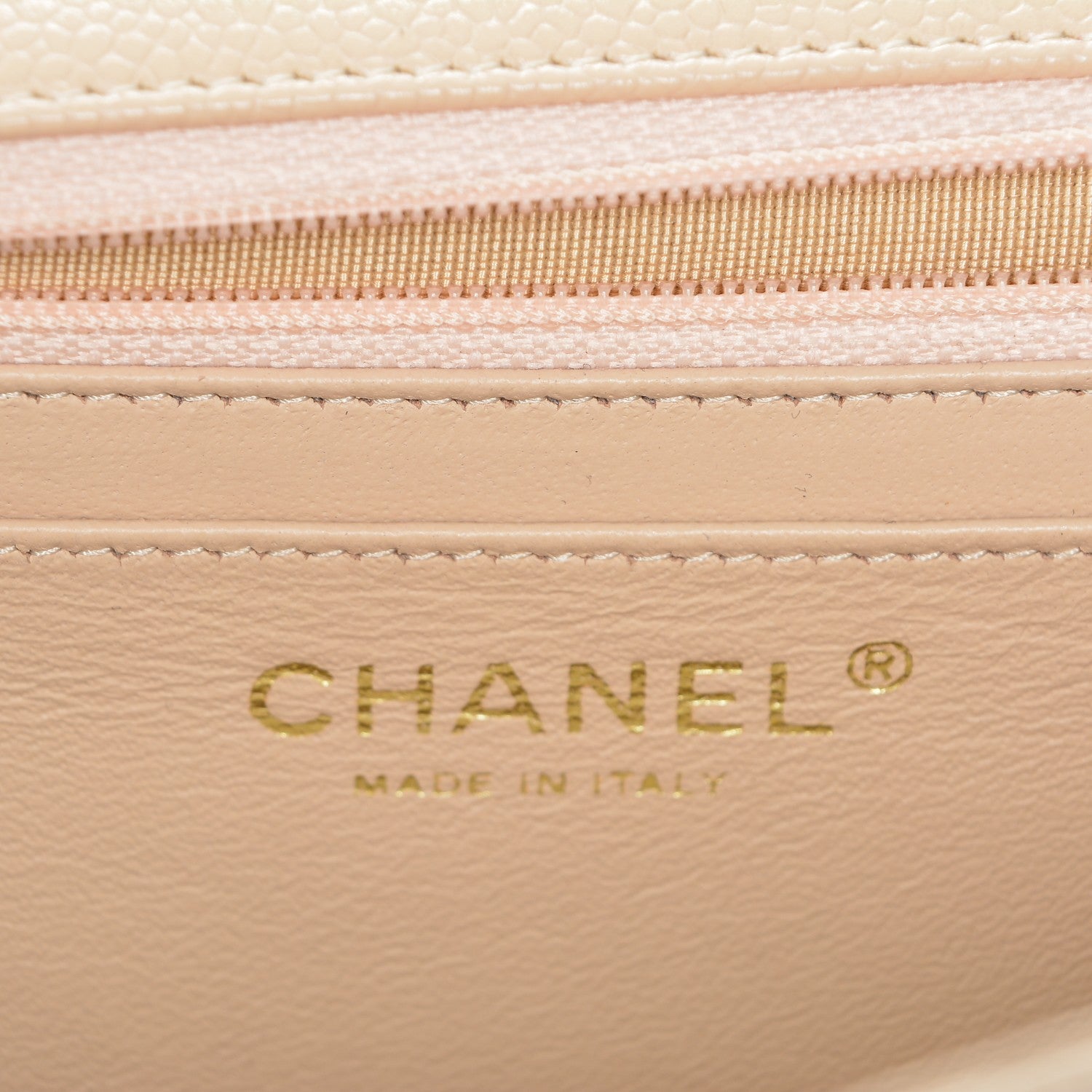 Chanel Caviar Quilted Jumbo Single Flap Beige Clair 6 of 7