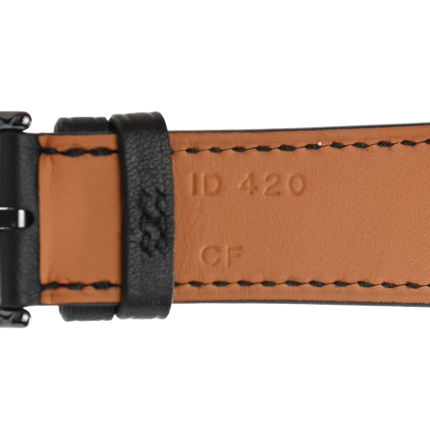 Hermes Swift Apple Watch Double Tour Strap Black 6 of 6
