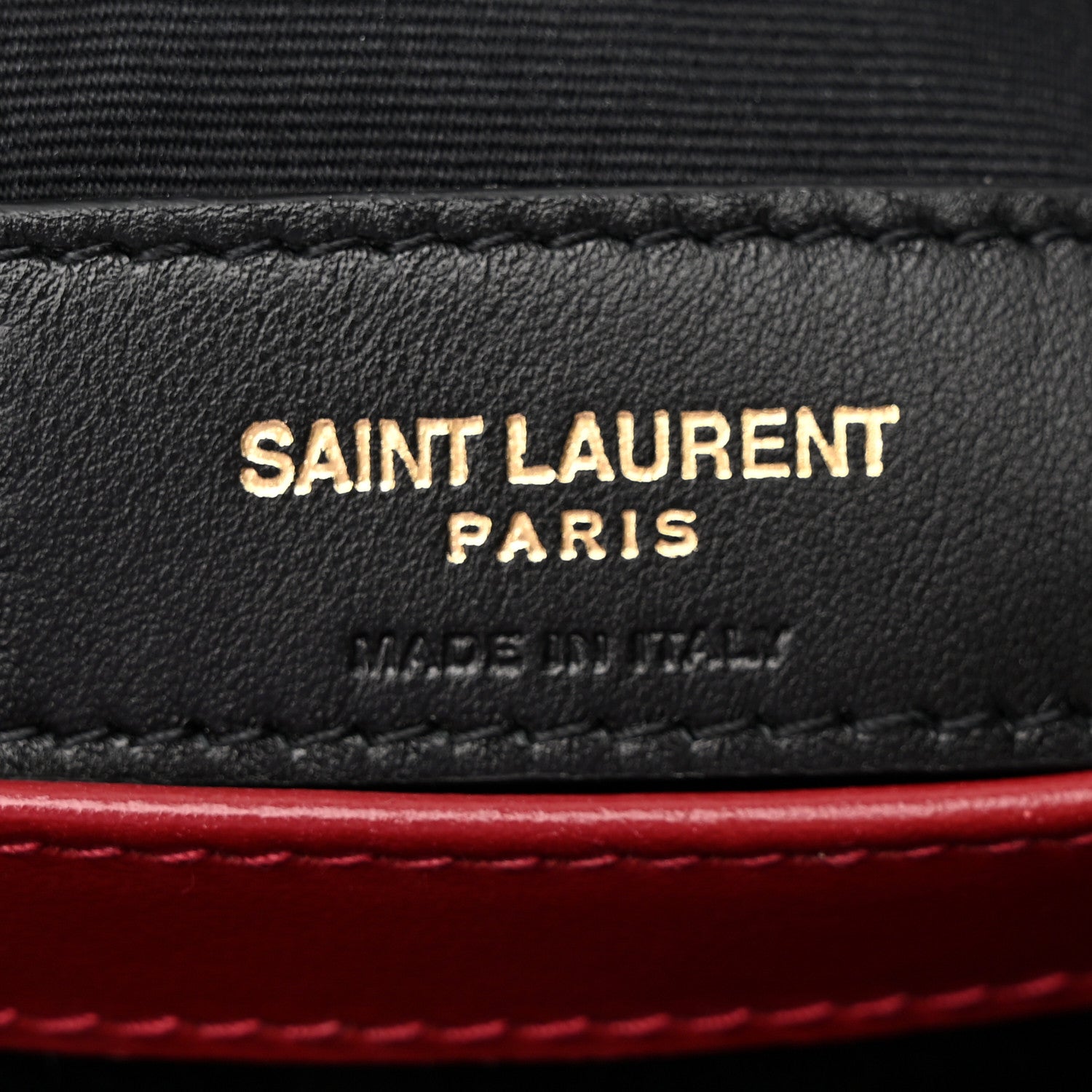 Saint Laurent Calfskin Y Quilted Monogram Toy Loulou Crossbody Bag Rouge 7 of 19