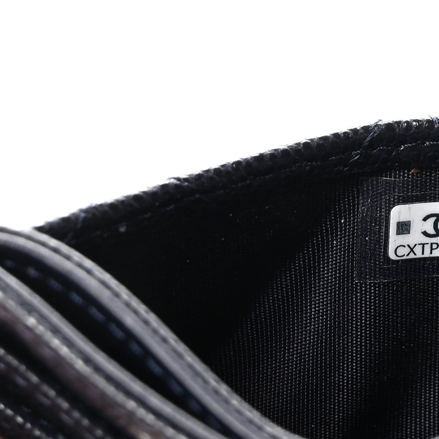 Chanel Caviar Quilted Card Holder Navy 8 of 8